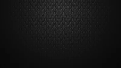 Subtle Fleur Pattern in Deep Black HD Wallpaper