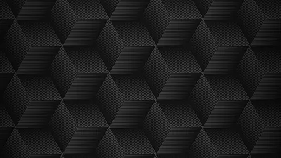 Dark Cube Pattern in Carbon Grey HD Wallpaper