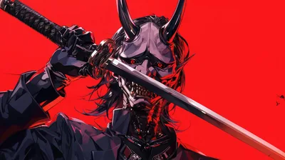 Anime black mask wallpaper HD Wallpaper
