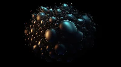Random Black Full HD Wallpaper