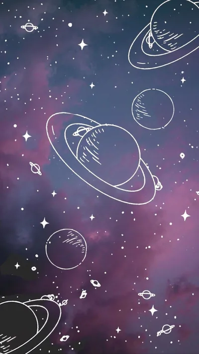 Cute Black Galaxy Wallpaper