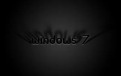 Windows 7 Wallpapers Black