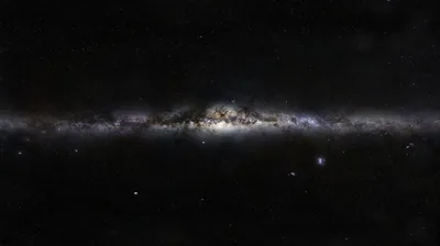 Edge-On View of the Milky Way HD Wallpaper