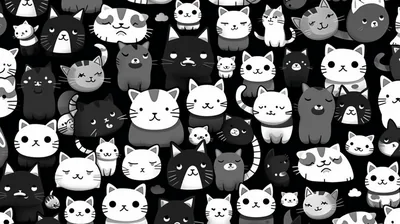 Cute Black and White Wallpapers 4k, HD Backgrounds