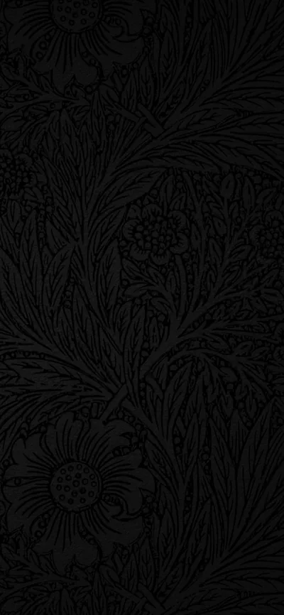 Intricate Black Wallpaper for a Stylish Home