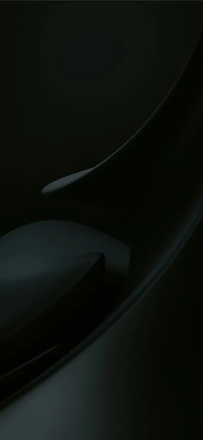 Dark Glossy Curves Close-Up HD Phone Wallpaper