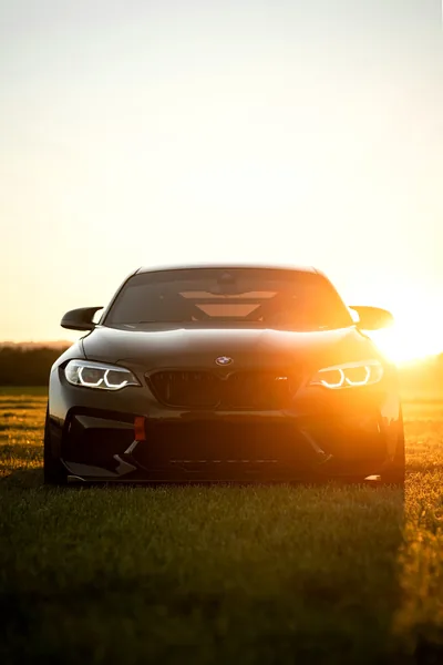 Photograph of a Black Bmw Car Free Stock Photo