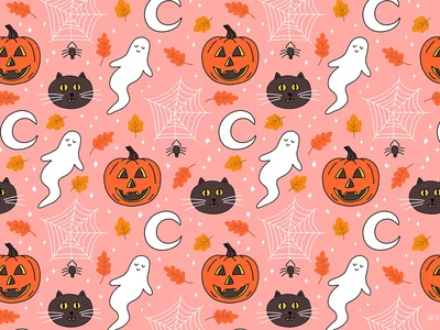 HD Black Cute Halloween Background