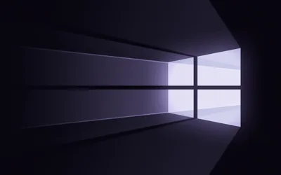 Minimalist Windows 10 Logo in 3D HD Wallpaper