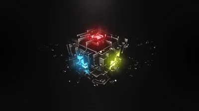 Dark Cube 4K UHD Wallpaper for UltraHD Desktop and TV Widescreen and UltraWide Displa