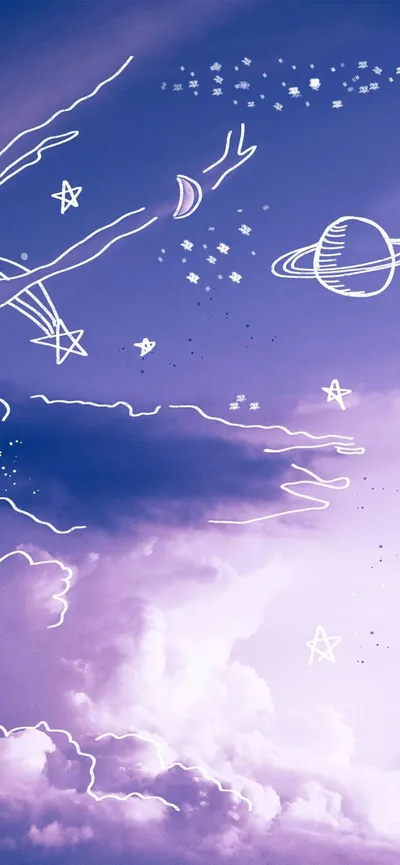 Purple Aesthetic iPhone Wallpapers