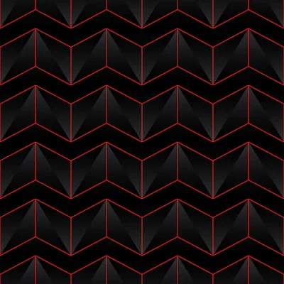 Red Black Geometric Wallpaper for iPhone