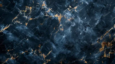 Top view of abstract marble background blue and black marble background