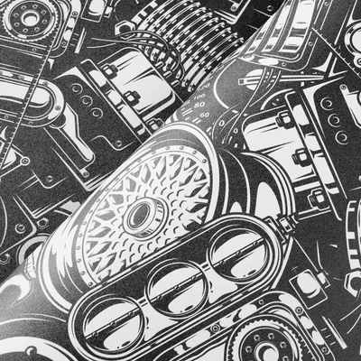 ReWallpaper Black and White Peel and Stick Wallpaper Prepasted Gothic Graffiti Wallpape