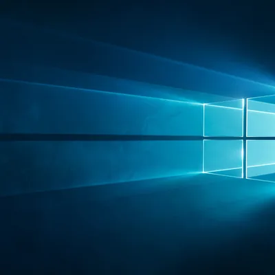 Blue Windows 10 Light Rays HD Wallpaper
