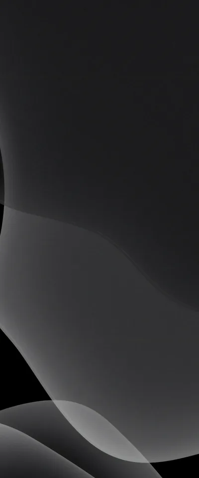 Pale Grey Curve Sweeping Across Black HD Phone Wallpaper