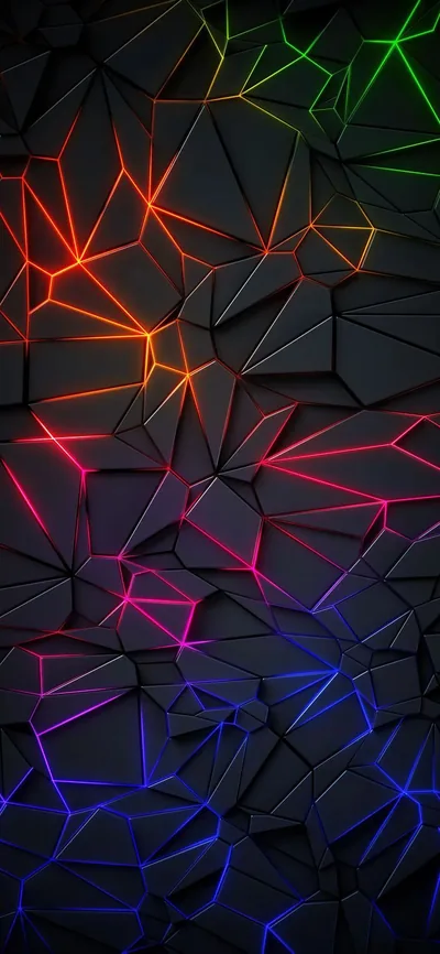 Black Geometric Wallpaper 4K Wallpaper