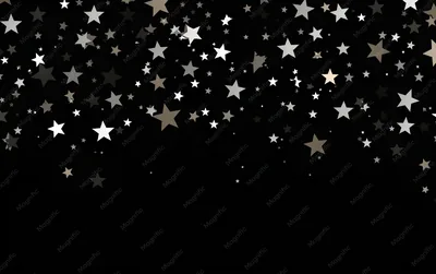 Black Wallpaper With Stars Widescreen Wallpaper