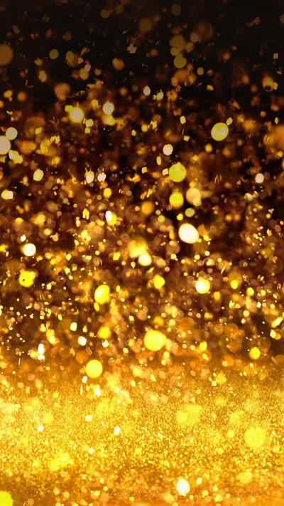 Glittering Gold Dust for Phone HD Wallpaper