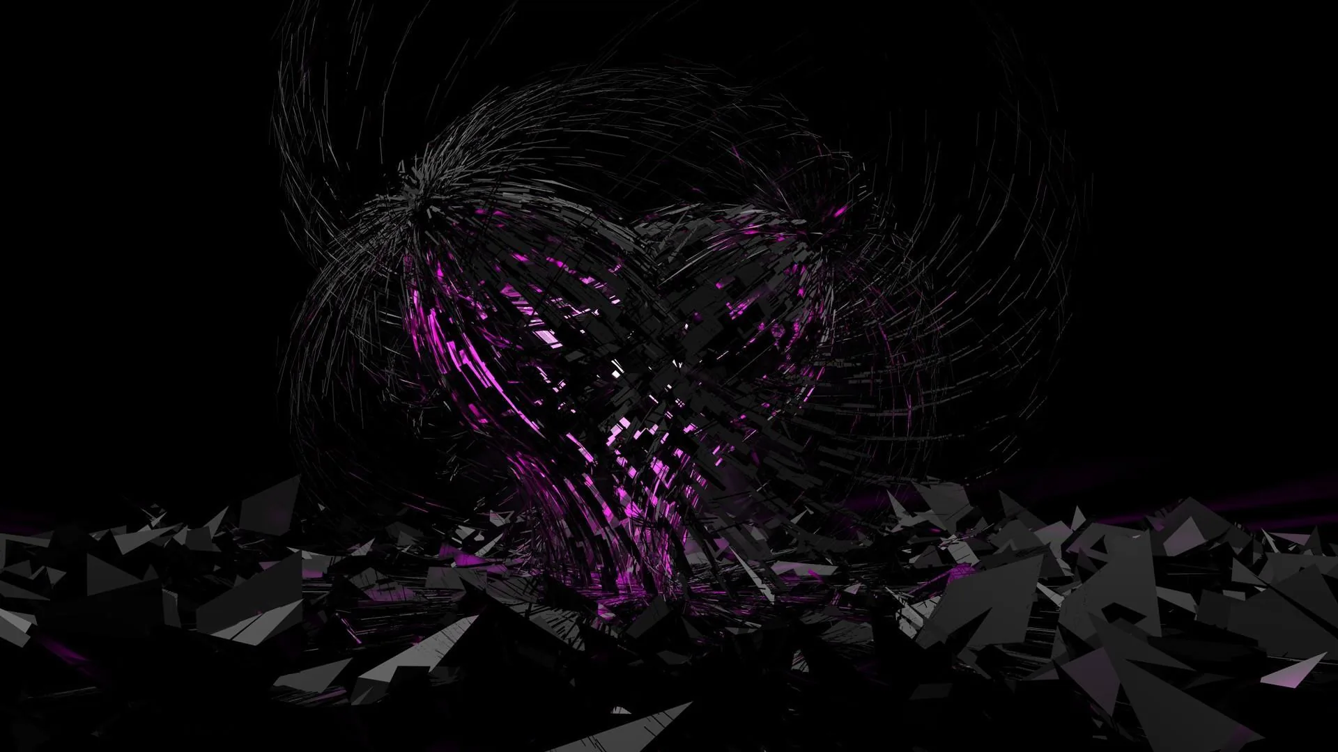 Black Heart Wallpaper HD