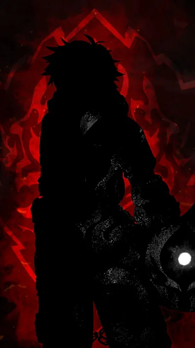 Black Anime Live Background