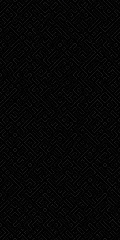 Geometric Maze Pattern in Near Black HD Phone Wallpaper