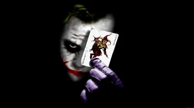 Jester Card Raised to One Eye HD Wallpaper