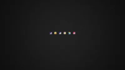 Tiny App Icons on Dark Grey HD Wallpaper