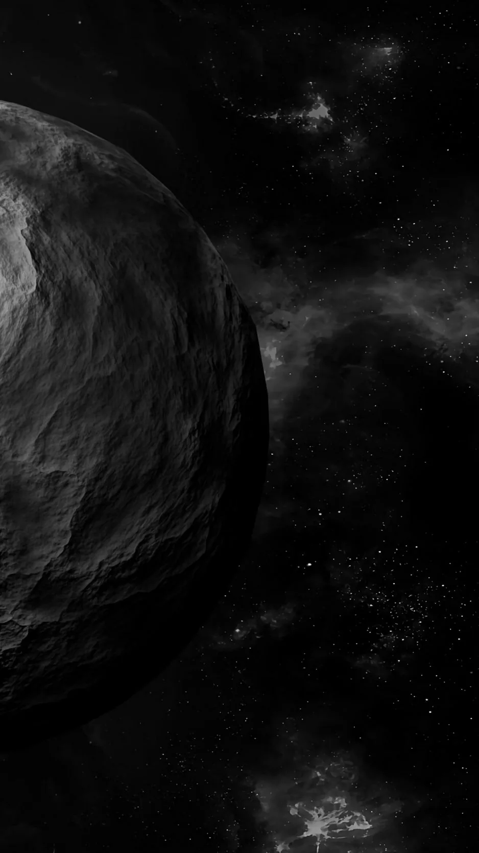 wallpaper planet, sphere, dark, space, universe iphone 8 7 6s