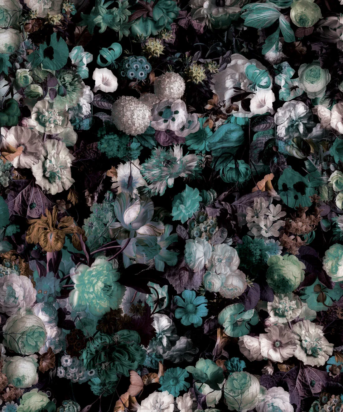 Flower Pool Wallpaper Non woven Wallpaper Two Roll Set ChaCha