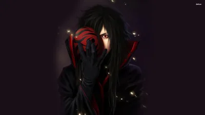 Wallpaper Black Haired Male Anime Character, Background Free Image