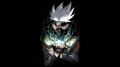 Kakashi Weaving a Lightning Seal HD Wallpaper