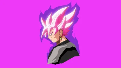 Minimalist Rosé Profile on Magenta HD Wallpaper