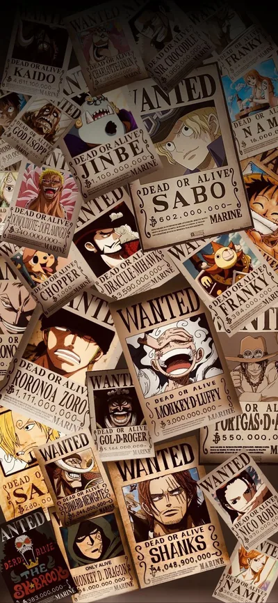 Iphone Wallpaper Wallpaper Bounty One Piece Hd One Piece Wanted