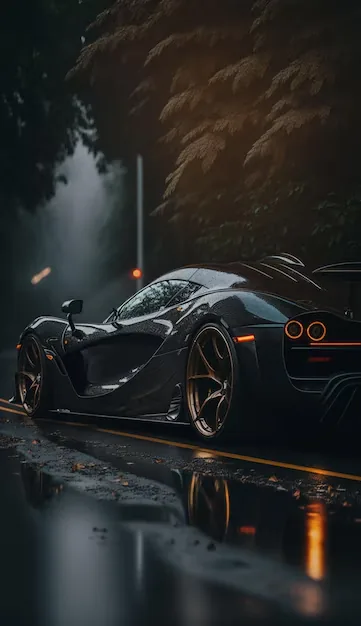 Black Car Mobile Wallpaper