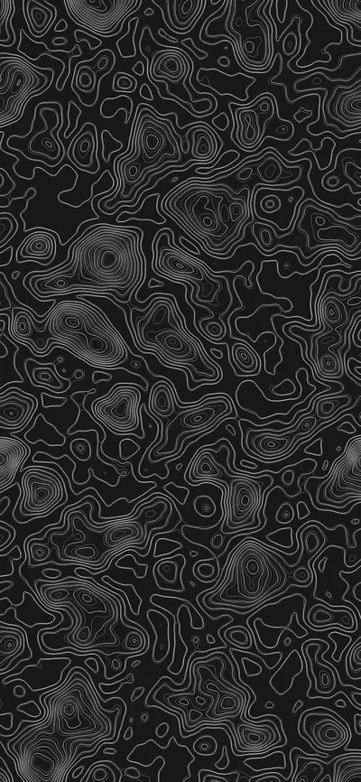 Black Topographic Wallpapers
