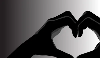 hand, shadow, heart Wallpaper, HD Vector 4K Wallpapers, Images and Background Wallpap