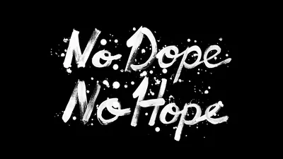 Brush Lettered Phrase on Black HD Wallpaper