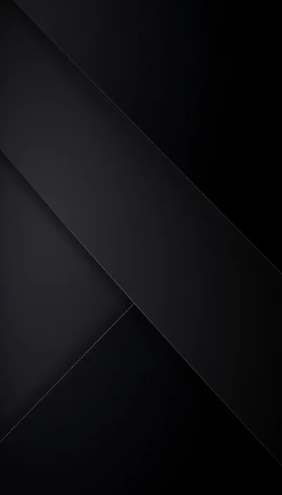 Matte Black Layered Folds HD Phone Wallpaper