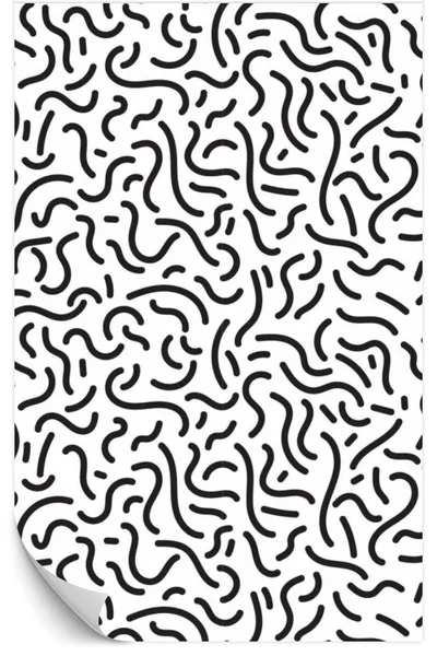 Random Black Lines Wallpaper