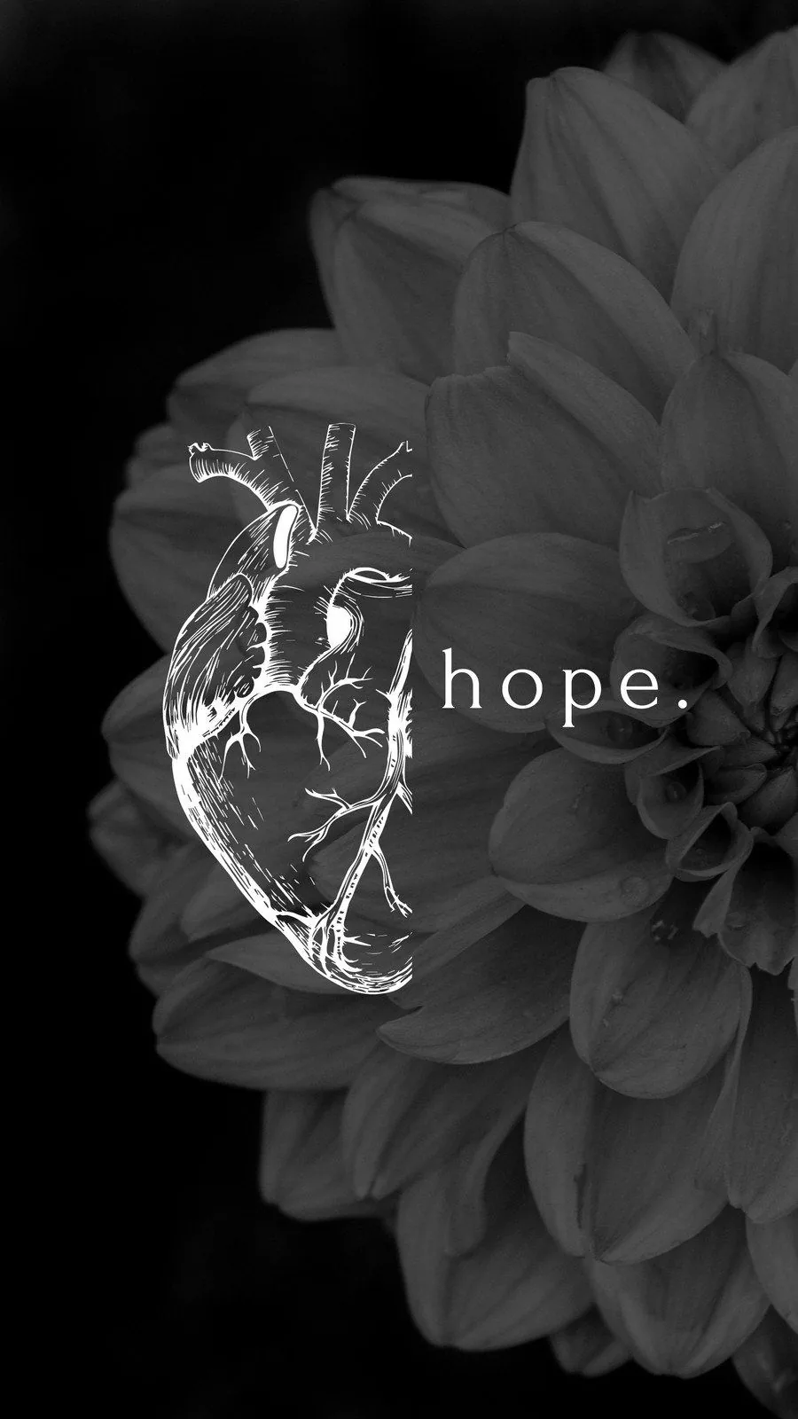 Black Heart Aesthetic Wallpapers Images