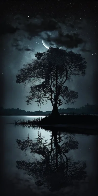 Dark Relaxing Wallpaper for Smartphones, INSTANT, Screensaver, Desktop Back
