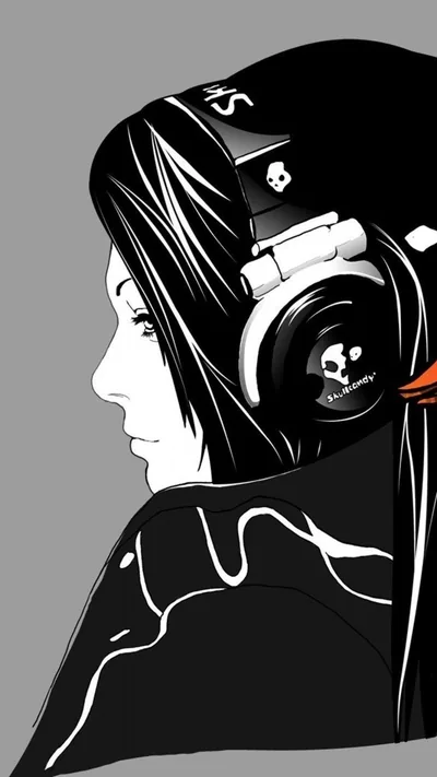 Android Anime Black And White Wallpapers