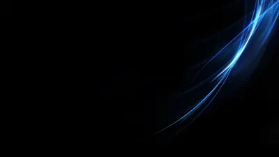 Blue Light Streaks in the Corner HD Wallpaper