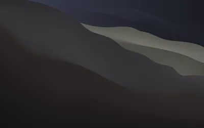 macOS Big Sur wallpaper, edited for Dark Mode