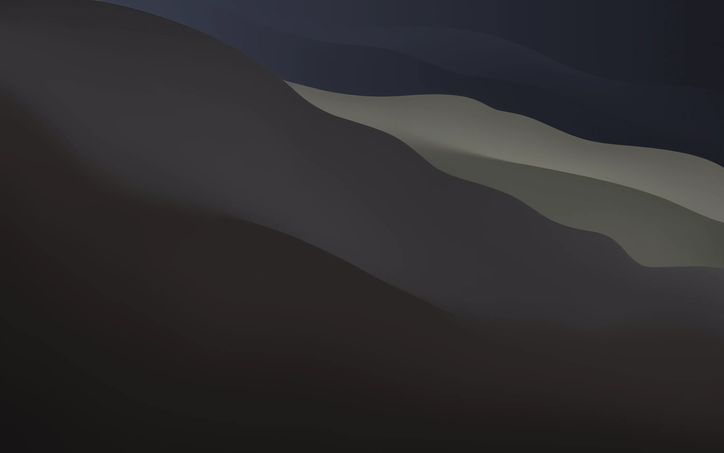 macOS Big Sur wallpaper, edited for Dark Mode