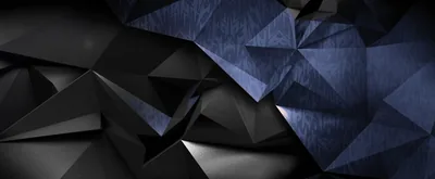 Wallpaper Blue and Black Abstract Art, Background Free Image