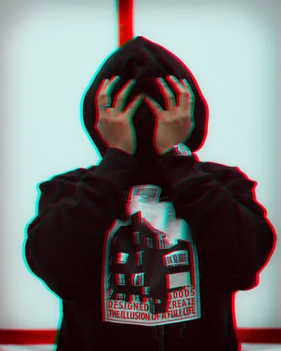 PFP Aesthetic Boy In Black Hoodie Wallpaper