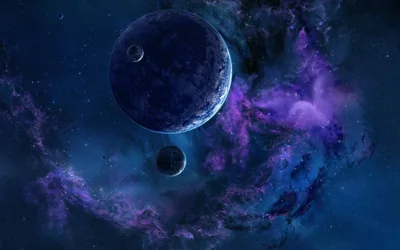 Blue Galaxy Wallpaper