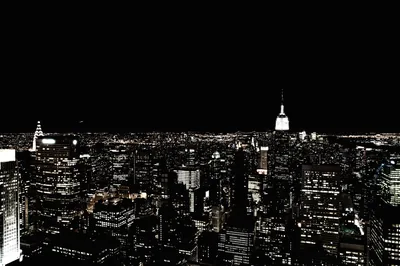 Night Skyscraper Building USA City Man Made New York 4k Ultra HD Wallpaper